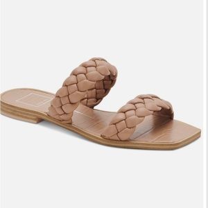 New! Dolce Vita Sandals Indy Braided Flats 10